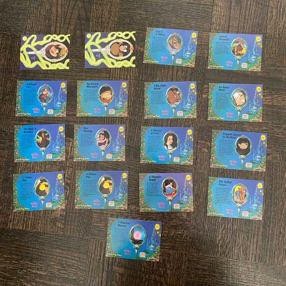 Beauty and the Beast Trading Cards - lot of 17 - Pro Set, Disney, 1992 - Picture 2 of 2